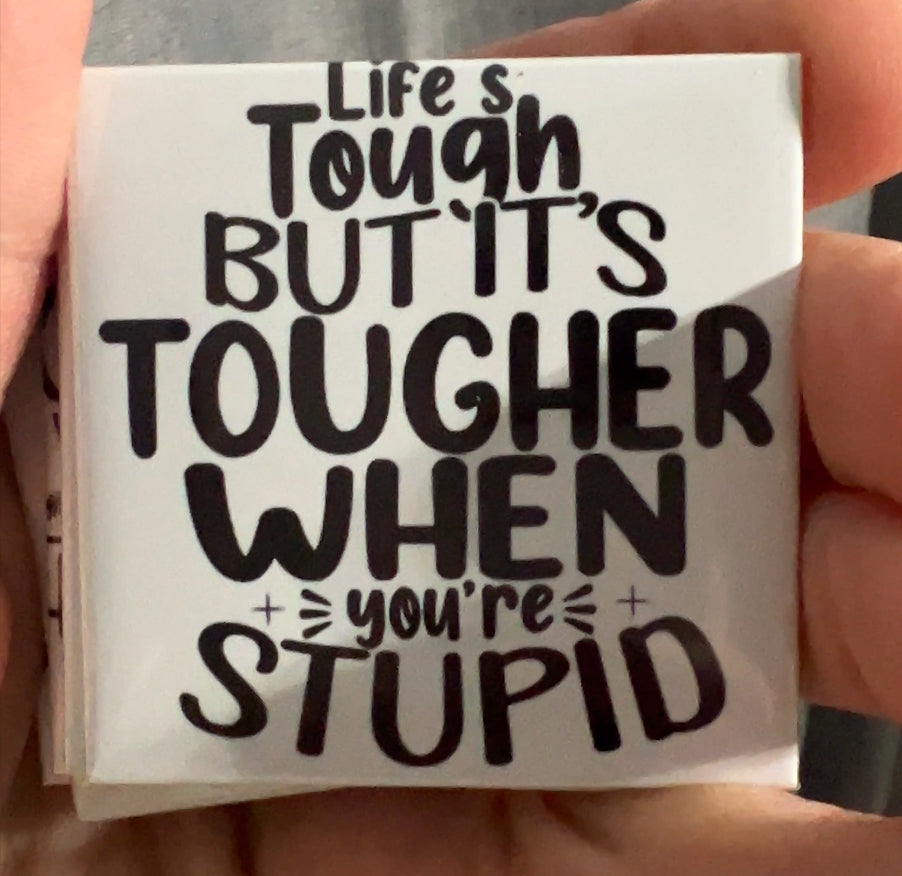 2x2 Magnets: A little Sarcastic, A little Motivational